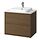Select colour variation: brown oak effect/white marble effect