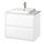 Select colour variation: high gloss white/white marble effect