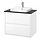 Select colour variation: high gloss white/black marble effect