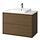 Select colour variation: brown oak effect/white marble effect