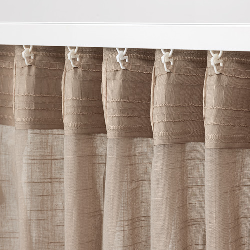 SILVERLÖNN, Sheer curtains, 1 pair. 3 of 5 open dialog