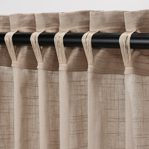 SILVERLÖNN, Sheer curtains, 1 pair. 4 of 5 open dialog