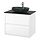Select colour variation: high gloss white/black marble effect