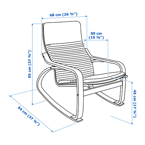 POÄNG, rocking chair. 5 of 5 open dialog