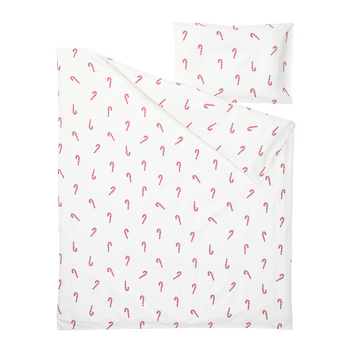 LÖVSÅNGARE, duvet cover 1 pillowcase f crib. 2 of 5 open dialog