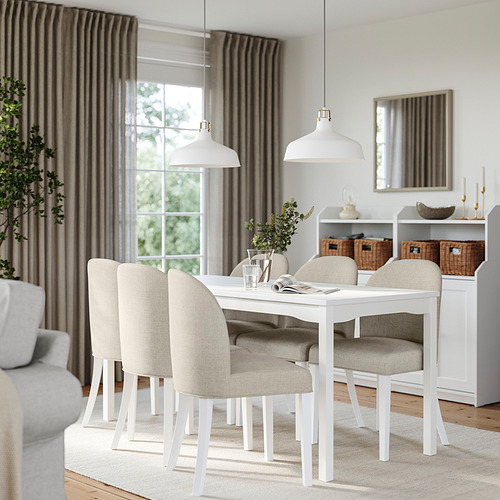 HAUGA / ROSENTORP, table and 6 chairs. 2 of 2 open dialog