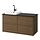 Select colour variation: brown oak effect/black marble effect