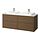 Select colour variation: brown oak effect/white marble effect