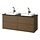 Select colour variation: brown oak effect/black marble effect