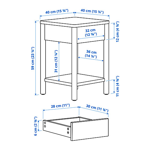 TONSTAD, bedroom furniture, set of 3. 9 of 9 open dialog