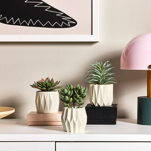 FEJKA, artificial potted plant, set of 3. 4 of 4 open dialog