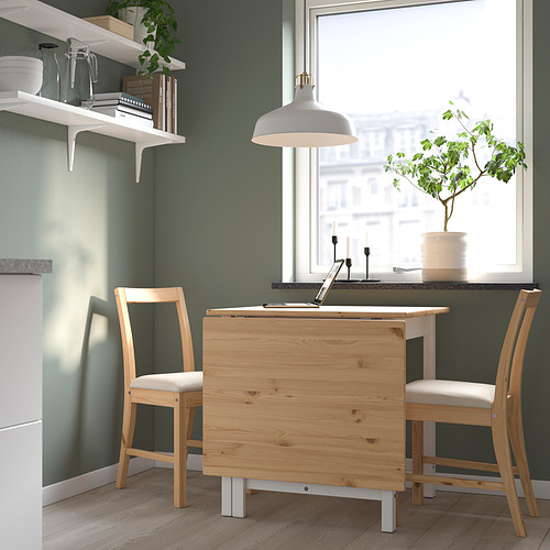 PINNTORP, drop leaf dining table. 2 of 6 open dialog