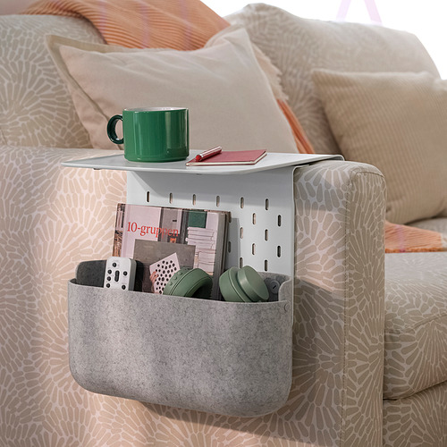 KRAMPHULT / SKÅDIS, armrest tray with storage basket. 2 of 5 open dialog