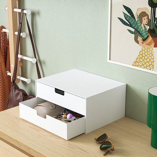 FJÄDERHARV, mini chest with 2 drawers. 2 of 10 open dialog