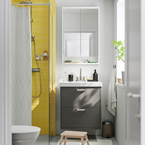 HAVBÄCK / ORRSJÖN, Bathroom vanity with sink & faucet. 2 of 7 open dialog