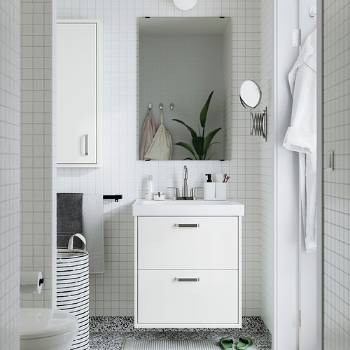 HAVBÄCK / ORRSJÖN, Bathroom vanity with sink & faucet. 2 of 7 open dialog