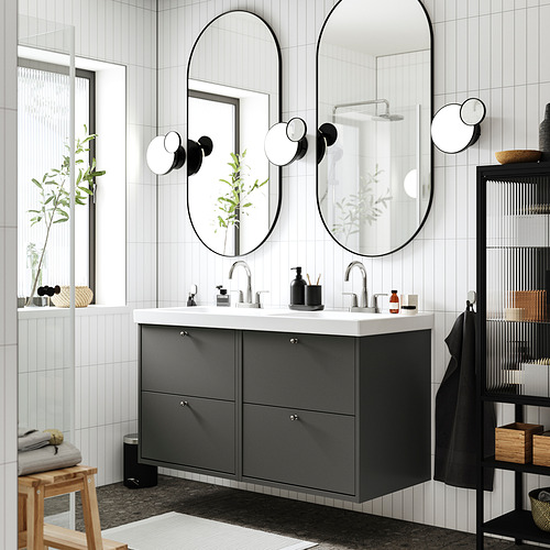 HAVBÄCK / ORRSJÖN, Bathroom vanity with sink & faucets. 2 of 7 open dialog