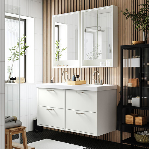 HAVBÄCK / ORRSJÖN, Bathroom vanity with sink & faucets. 2 of 7 open dialog