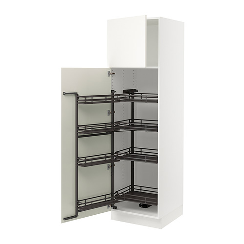SEKTION, high cabinet with pull-out pantry. 1 of 2 open dialog