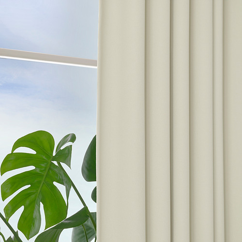 KORGMOTT, black-out curtains, 1 pair. 8 of 9 open dialog