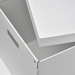 Measurement Illustration - FJÄDERHARV storage box with lid