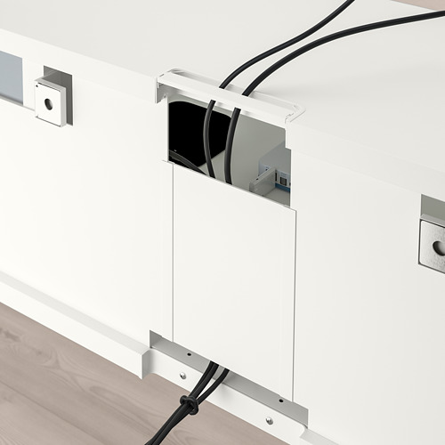 BESTÅ, mueble TV con riel para cajón, cierre suave. 8 de 10 abrir diálogo