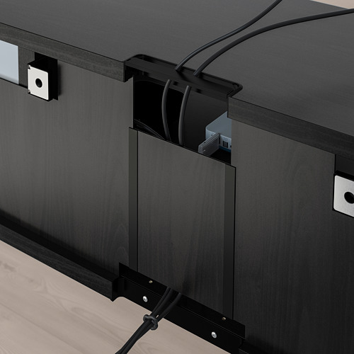 BESTÅ, TV unit with doors. 7 of 8 open dialog