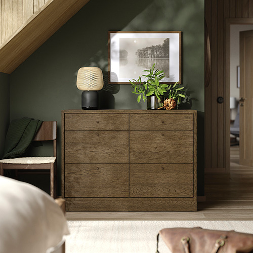 TONSTAD, 6-drawer dresser. 2 of 5 open dialog