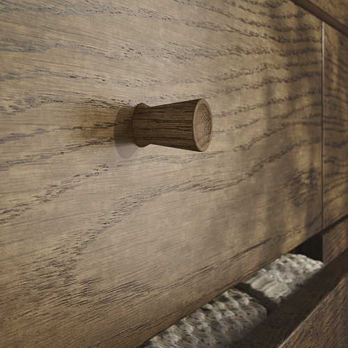TONSTAD, 6-drawer dresser. 3 of 5 open dialog