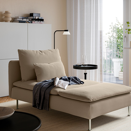 SÖDERHAMN, 2 seat sofa with chaise longue. 3 of 7 open dialog