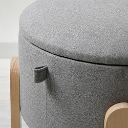 Measurement Illustration - FÖRLUNDA pouffe with storage