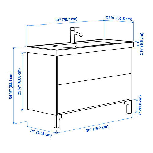 TÄNNFORSEN / ORRSJÖN, wash-stnd w drawers/wash-basin. 7 of 7 open dialog