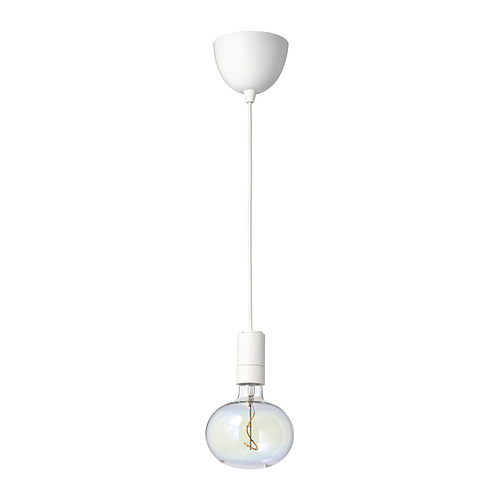 SUNNEBY / MOLNART, pendant lamp with LED bulb E26 260 lm 1800K. 1 of 3 open dialog
