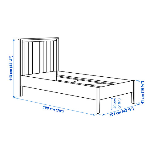 GULLABERG, bed frame. 8 of 8 open dialog