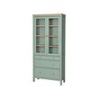 HEMNES Vitrina con cajones 