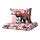 Current variation: pink/red panda pattern