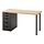 Current variation: White stained oak effect / black-brown