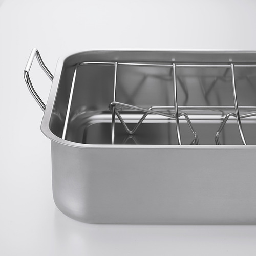 BAKTIDER, roasting pan with grill rack. 1 of 4 open dialog