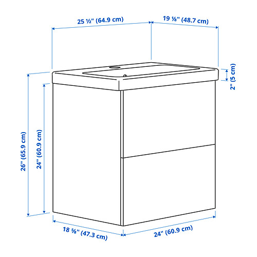 ENHET / TVÄLLEN, wash-stnd w drawers/wash-basin. 6 of 6 open dialog