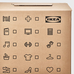 Measurement Illustration - DUNDERGUBBE moving box