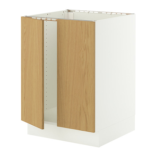SEKTION, base cabinet for sink + 2 doors. 1 of 2 open dialog
