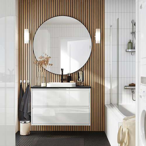 ÄNGSJÖN / BACKSJÖN, sink cabinet with drawers and LUNDSKÄR tap. 2 of 8 open dialog