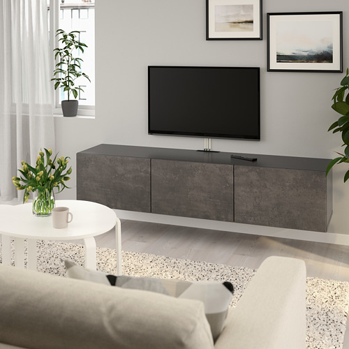 BESTÅ, TV unit with doors. 5 of 8 open dialog