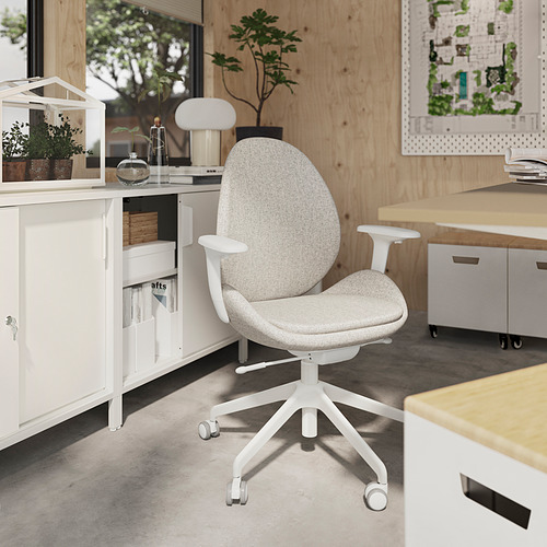 HATTEFJÄLL, silla de trabajo con reposabrazos. 4 de 16 abrir diálogo