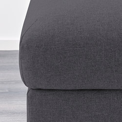 Measurement Illustration - VIMLE ottoman with storage