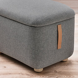 Ilustración de medidas - OSKARSHAMN reposapiés con almacenaje