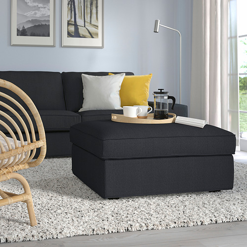 KIVIK, ottoman with storage. 2 of 4 open dialog
