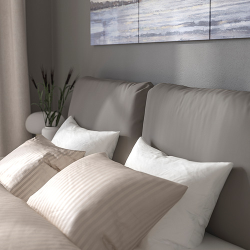 SAGESUND, upholstered bed frame Queen. 8 of 13 open dialog