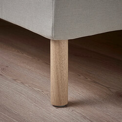 Measurement Illustration - SAGESUND upholstered bed frame, queen