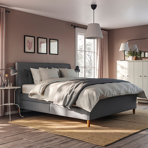 IDANÄS, upholstered King bed. 3 of 11 open dialog